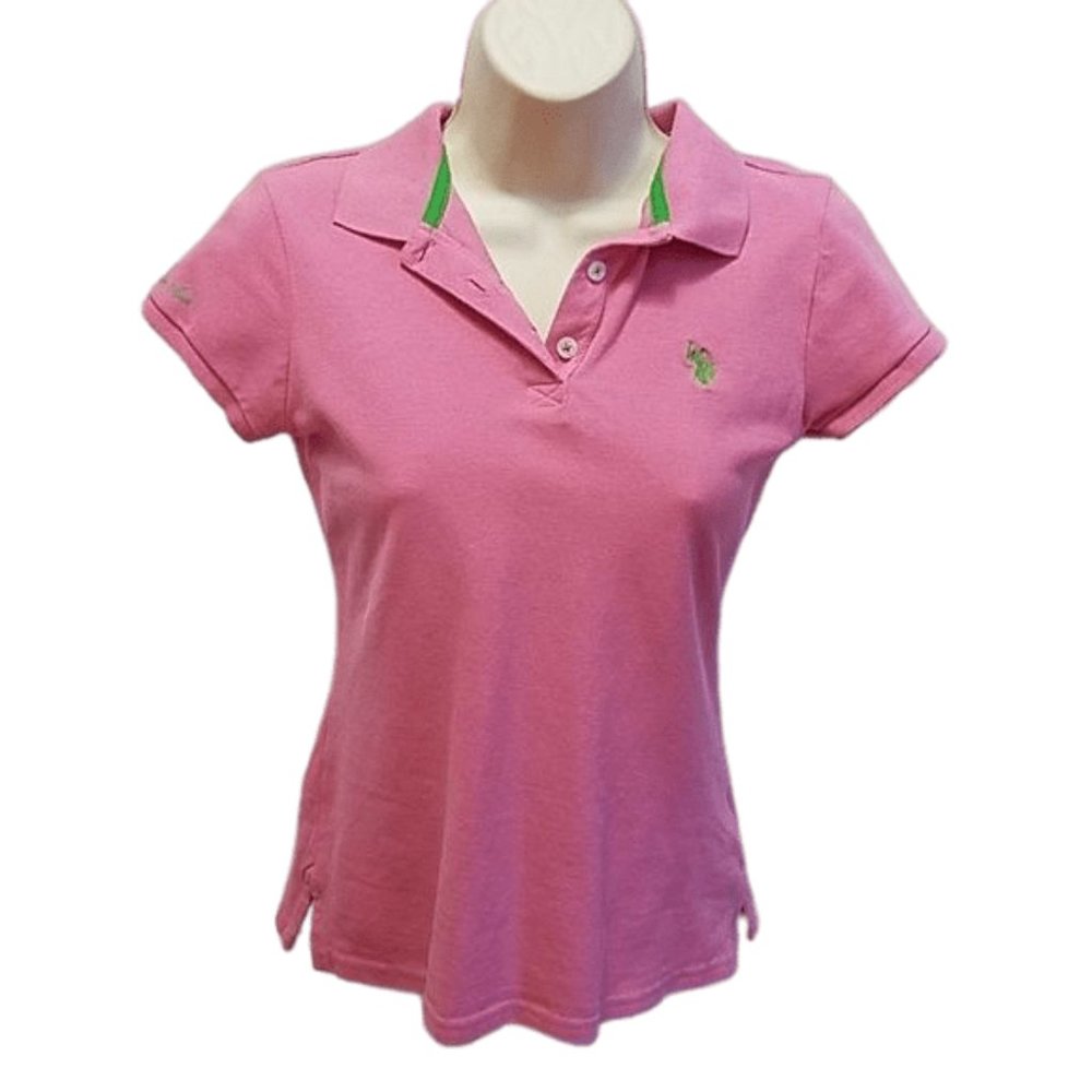 U.S. Polo Assn. Pink Short Sleeve Polo Shirt